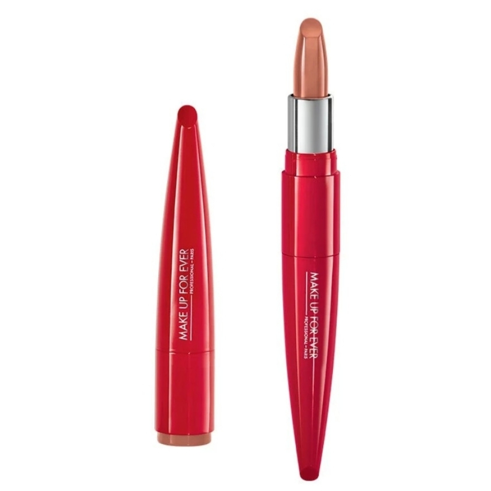 MAKEUP FOREVER Rouge Artist Shine On Lipstick-  130 Jubilant Caramel